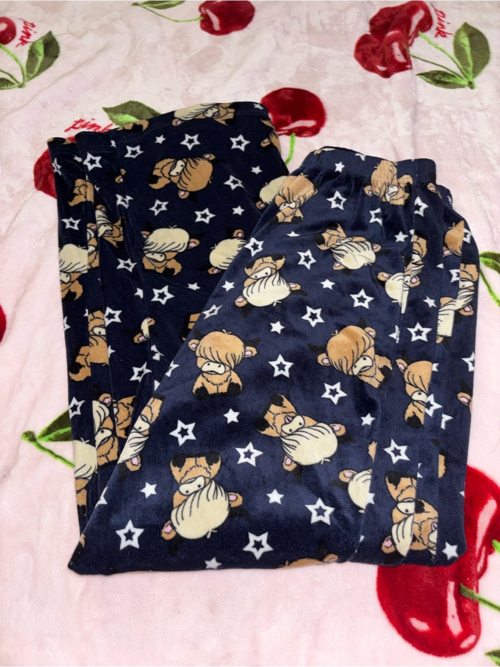 highland cow pajama pants